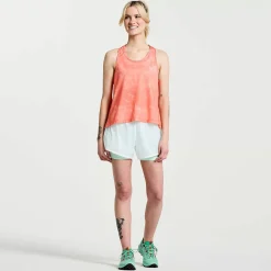 Saucony Donna Elevate Tank Top|Donna Abbigliamento|Abbigliamento