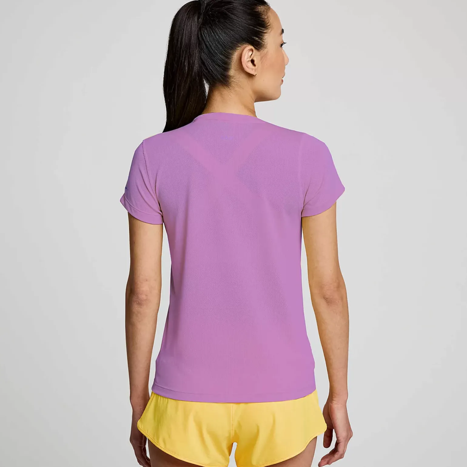 Saucony Donna Stopwatch Short Sleeve|Donna Abbigliamento|Abbigliamento