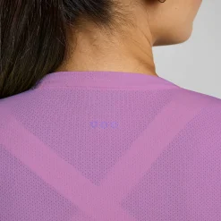 Saucony Donna Stopwatch Short Sleeve|Donna Abbigliamento|Abbigliamento